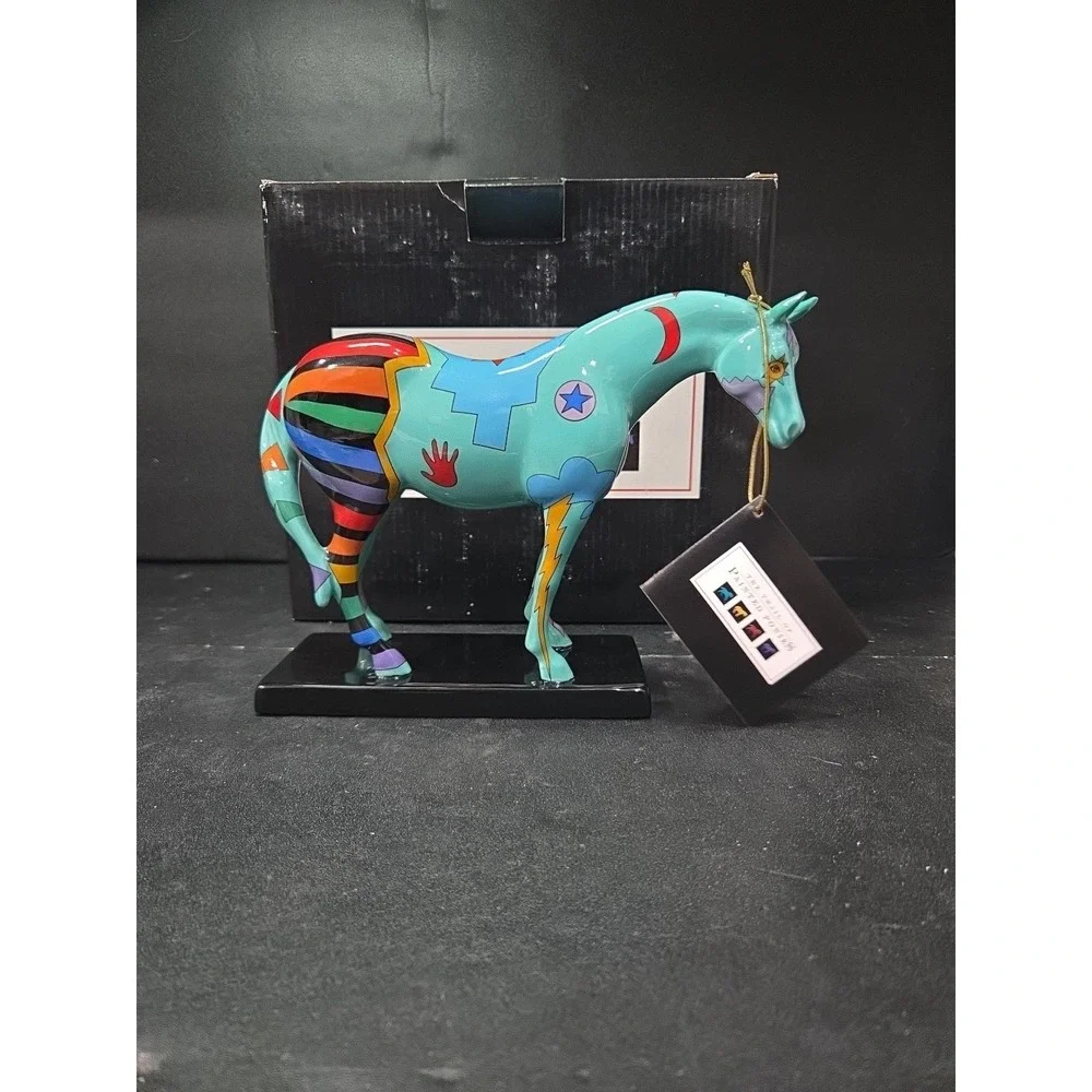 Trail of Painted Ponies Spirit War Pony Figurine, 1st Edition #1462, 1E/6994 Box